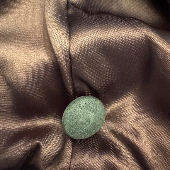 🤠 True Vintage Olive Green Suede Fringe Cropped Western Jacket - Danier - 🇨🇦 - Picture 6 of 12